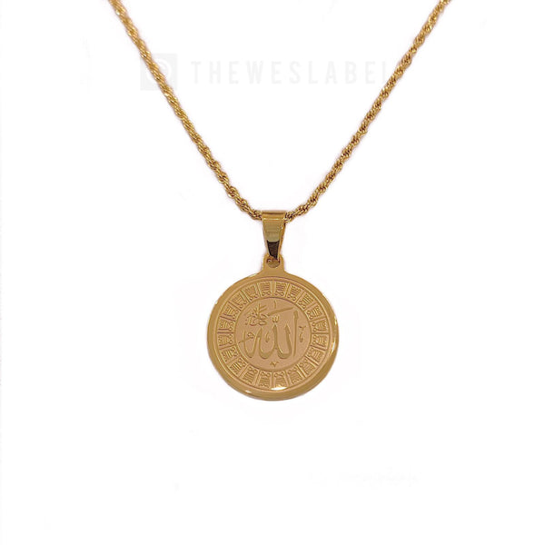 GOLD ALLAH AL-WADOOD NECKLACE