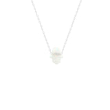 WHITE OPAL HAMSA Necklace