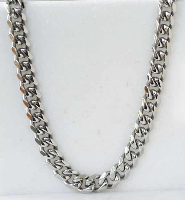 CUBAN CHAIN SILVER Necklace