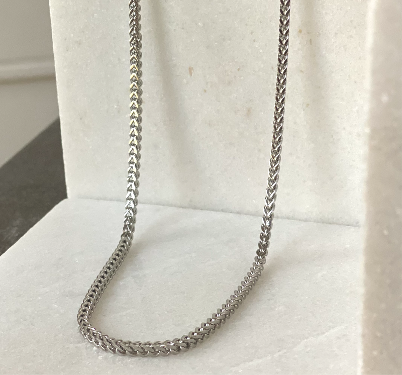 FRANCO CHAIN SILVER NECKLACE