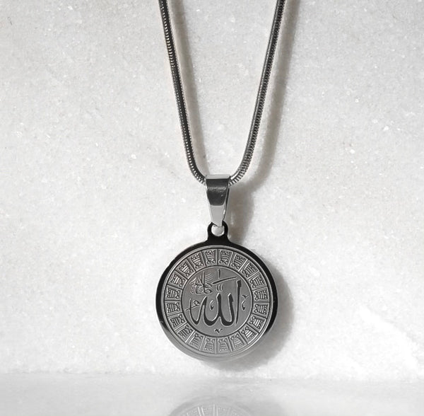 SILVER ALLAH AL-WADOOD NECKLACE